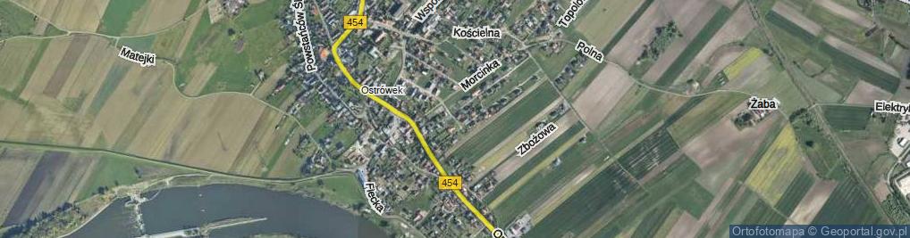 Zdjęcie satelitarne Scheitzy, ks. ul.